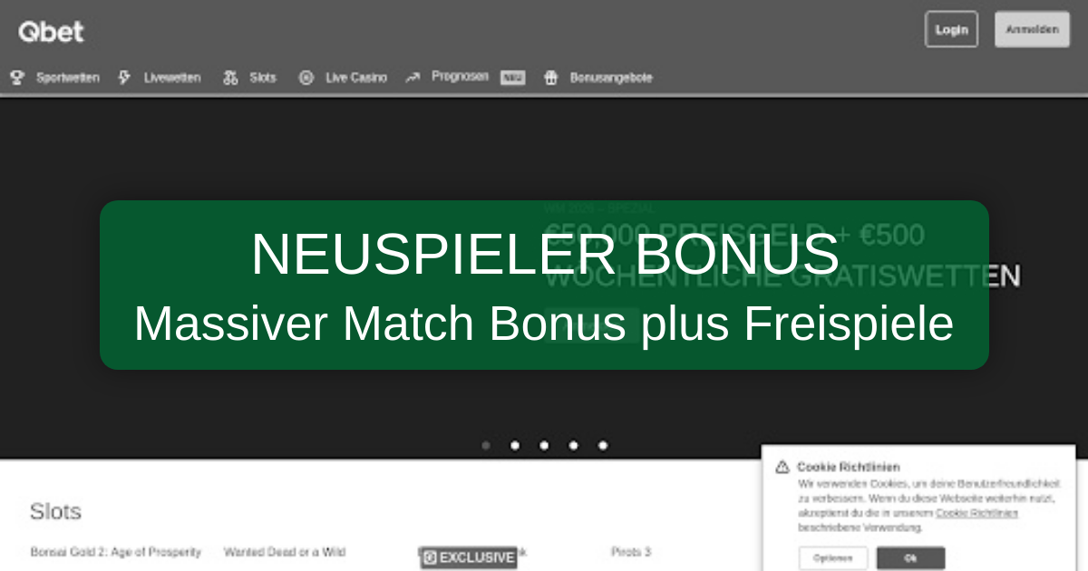 QBet Casino für deutsche Nutzer