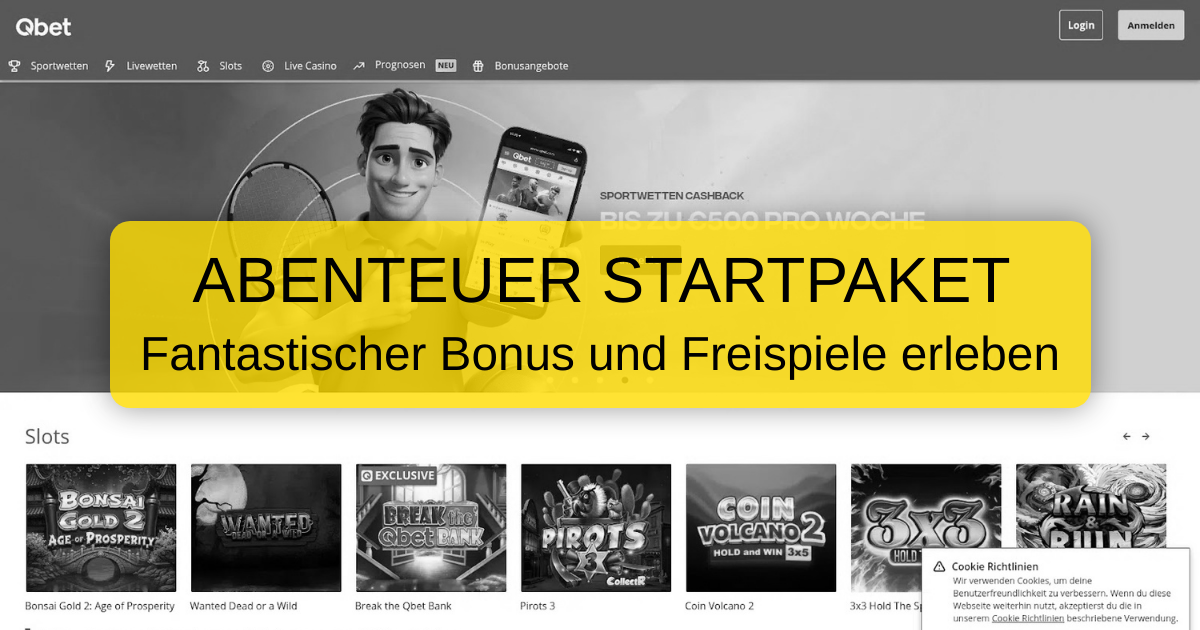 QBet Casino - Offiziell und sicher für Spieler aus Deutschland